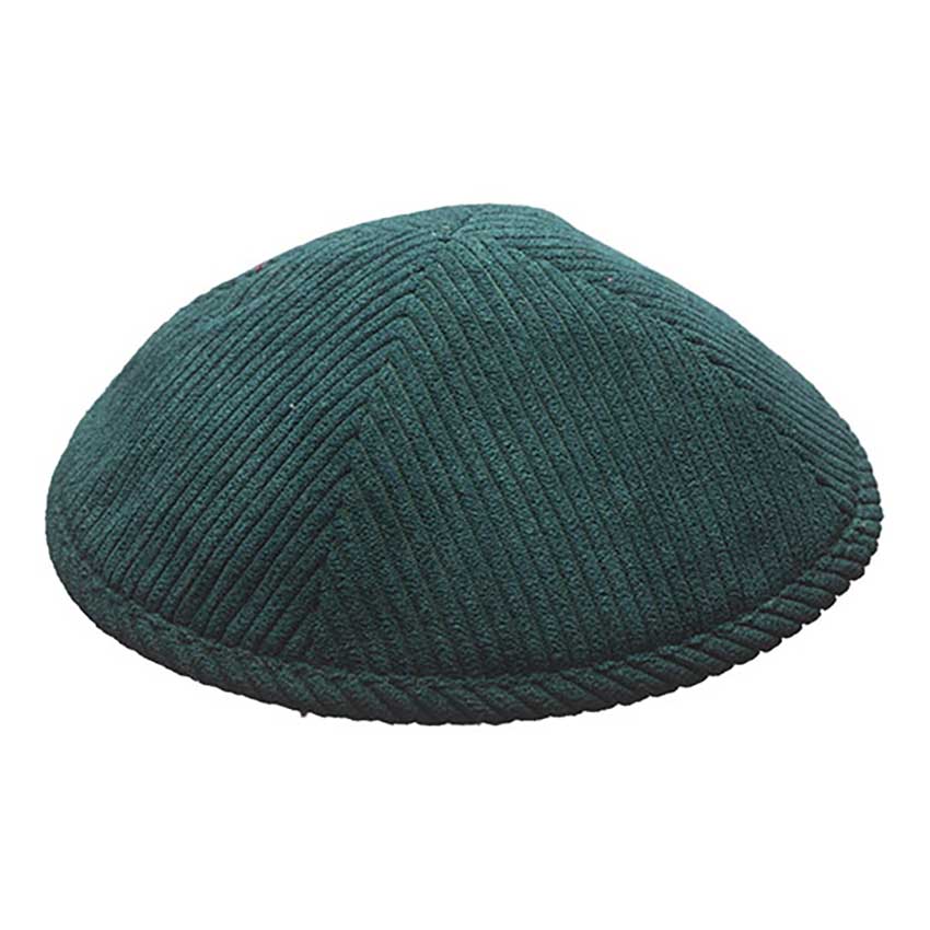 Kippa En Velours Brodée 17-18 Cm - Yamaka Juive élégante Pour Hommes Et Enfants, Plusieurs Couleurs