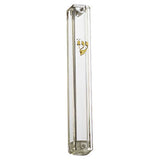 Shin Acrylic Square Mezuzah