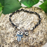 Bracelet Hamsa et Oeil Unisex - Bijou Fantaisie Tendance