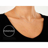 Chaîne Maille Cheval Argent 925