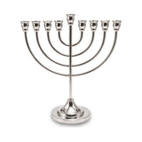 Hanoukia- Menorah Fine en Nickel – Chandelier de Hanouka