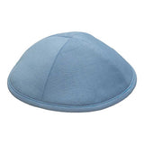 Kippa en coton bleu