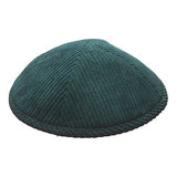 Kippa en Velours Vert Emeraude