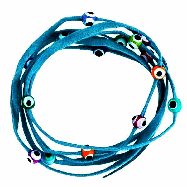 Turquoise lucky string bracelet