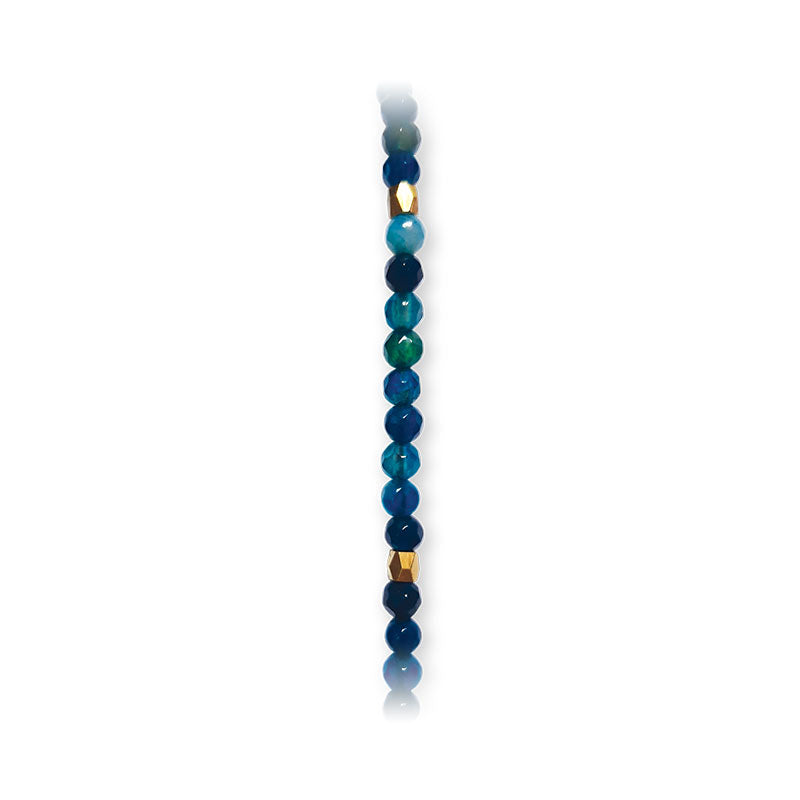Faceted bead bracelets