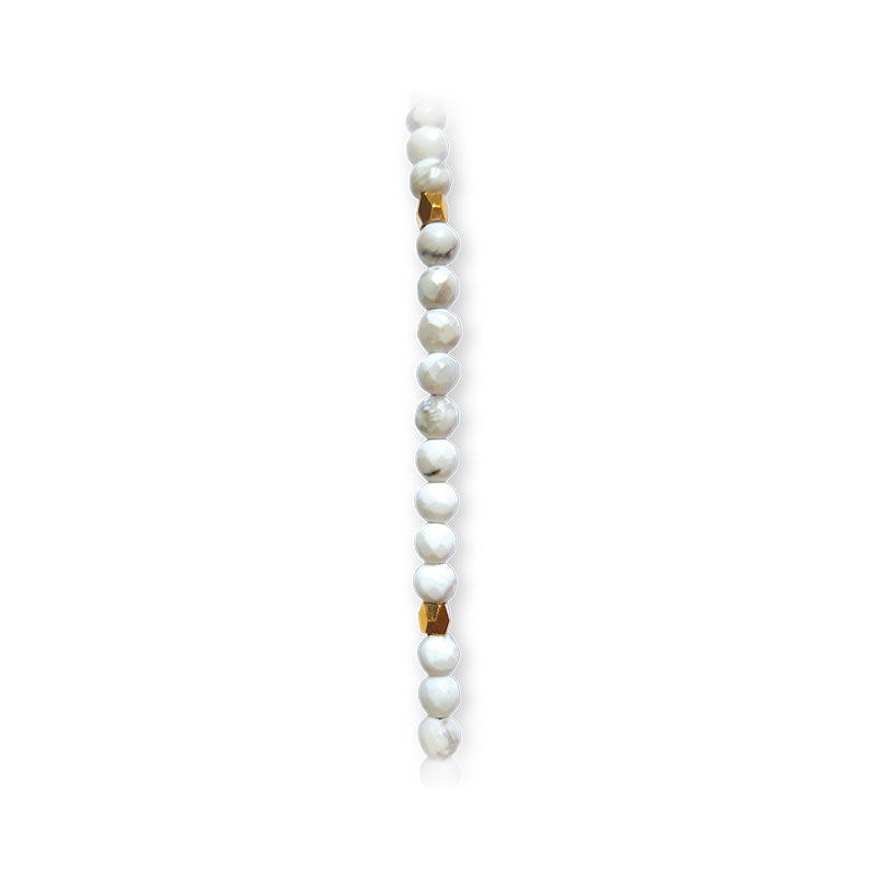 Faceted bead bracelets