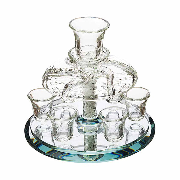 Cette Fontaine en cristal pour Shabbat et Jours de Fêtes sera le cadeau parfait pour un mariage, des fiançailles, des sheva brakhot ou une crémaillère.