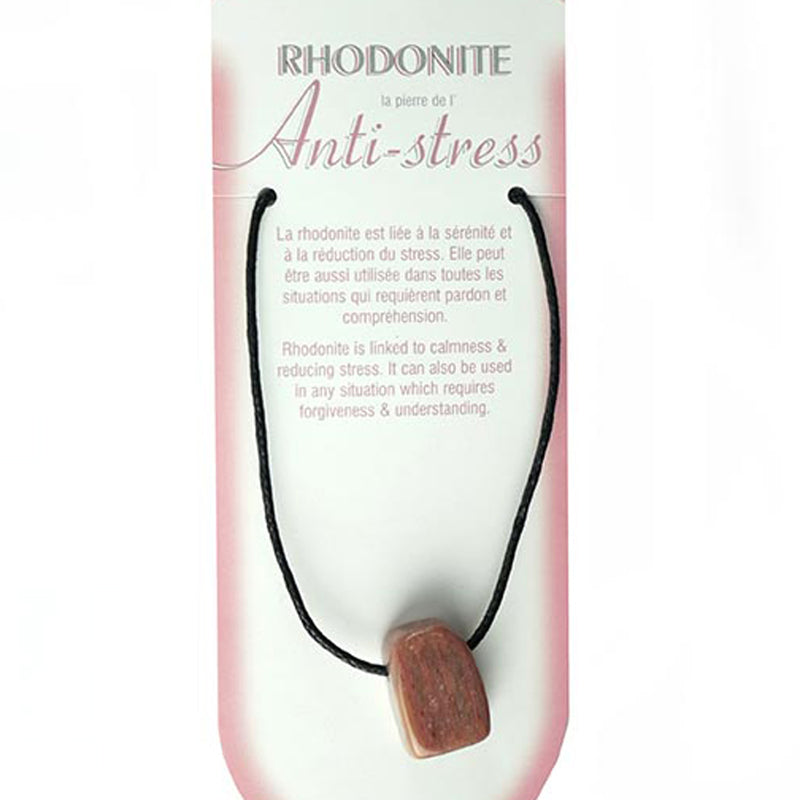 Rhodonite pendant