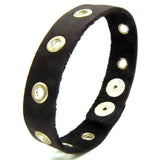 Bracelet cuir "Clous"-O-Judaisme