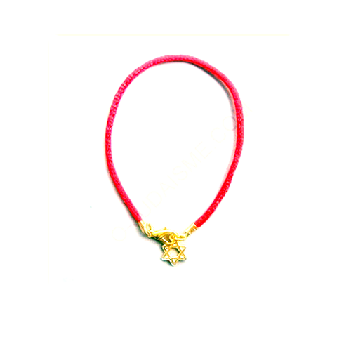 Bracelet fil de soie rouge Magen David-O-Judaisme