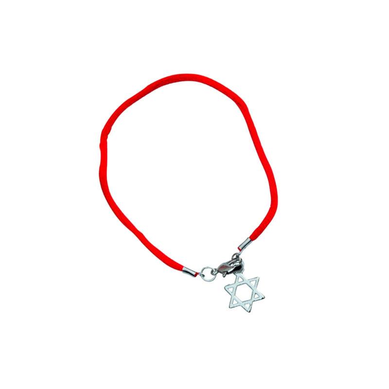 Bracelet fil rouge Etoile de David-O-Judaisme