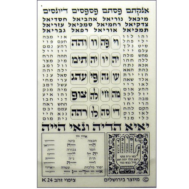 Carte Ménorah "Lamnatzeach B'neginot"-O-Judaisme