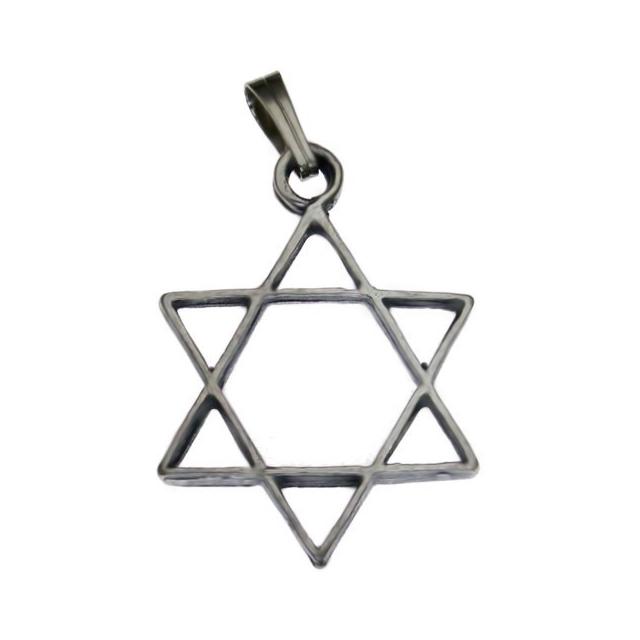 Collier Etoile de David classique en Argent-O-Judaisme