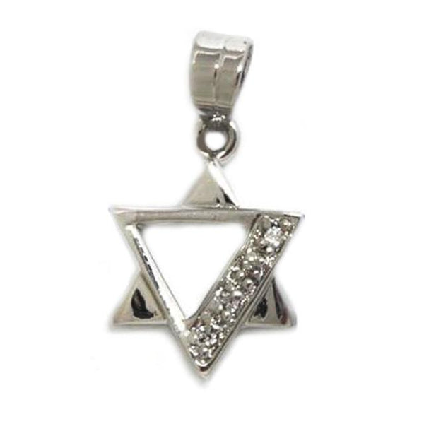 Collier Etoile de David cristaux Swarovski - Argent 925-O-Judaisme
