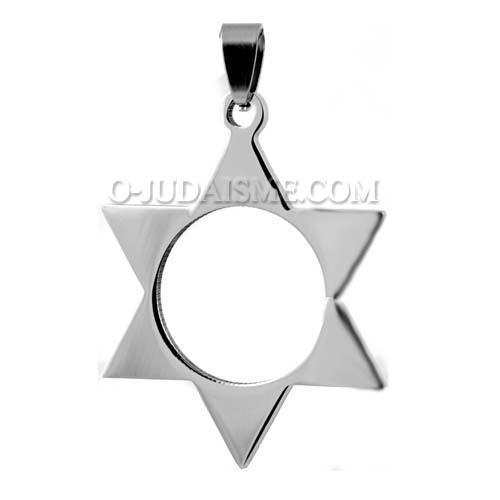 Collier Etoile de David "Soleil"-O-Judaisme